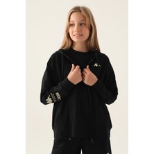 Kappa Wear Siyah Kız Çocuk Sweatshirt