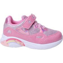 Buckhead 4348 Diana Pembe Işıklı Çocuk Spor Ayakkabı