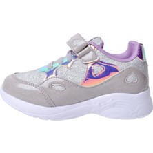 Buckhead 4348 Diana Gri Işıklı Çocuk Spor Ayakkabı