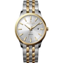 Nacar NC08-29430615-CSM Safir Çizilmez Cam Suya Dayanıklı Metalik-Altın Renk Erkek Kol Saati