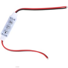 Roboyol Store Dc 12-24V 3 Tuş LED Dimmer Hafızalı 12A 3 Modlu 5050 3528 5630