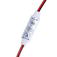 Roboyol Store Dc 12-24V 3 Tuş LED Dimmer Hafızalı 12A 3 Modlu 5050 3528 5630