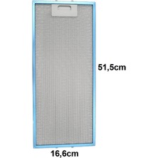 Arçelik P 171 Tı Ankastre Davlumbaz Aspiratör Alüminyum Yağ Süzgeç Tel Kaset Filtre 16,6X51,5