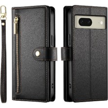 Manyi Mall Google Piksel 8 Crossbody Kayış Standı Cüzdan Iş Için Flip Case (Yurt Dışından)