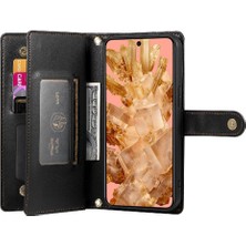 Manyi Mall Google Piksel 8 Crossbody Kayış Standı Cüzdan Iş Için Flip Case (Yurt Dışından)