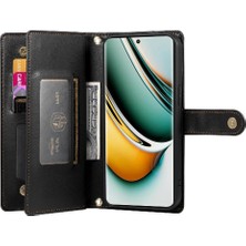 Manyi Mall Realme 11 Pro Için Flip Case Crossbody Kayış Standı Çok Fonksiyonlu Cüzdan (Yurt Dışından)