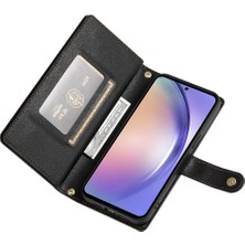 Manyi Mall Samsung Galaxy A54 5g Için Flip Case Crossbody Kayış Iş Standı Cüzdan (Yurt Dışından)