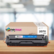 tonermax Hp 207X - W2211X Muadil Toner Mavi - Çipli / Hp Color Laserjet Pro M255DW / M255NW /M282NW /M283CDW /M283FDN /M283FDW