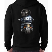 Hena Patiler Gazda, Özgürlük Yolda: Motorcu Dost Sweatshirt Siyah