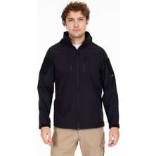 AKN 01 Softshell Taktik Mont - Siyah