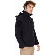 AKN 01 Softshell Taktik Mont - Siyah