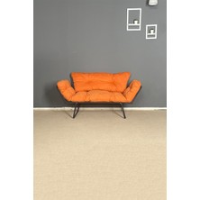 Hmplast Monero Yatak Ikili Kanepe Mekanizmalı Kollarıyla Açılan Yataklı Koltuk Rahat & Şık Tasarım