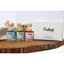 Balmi Atelier Dekoratif Ipli Asma 8 ml Oto Araç Kokusu 3'lü Set - Ocean