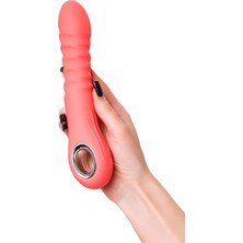 Cupidon Cupide 12 Titreşimli Ileri Geri Işlevli Stimülatör Şarjlı G-Spot Silikon Teknolojik Vibratör 21.5 cm