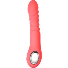 Cupidon Cupide 12 Titreşimli Ileri Geri Işlevli Stimülatör Şarjlı G-Spot Silikon Teknolojik Vibratör 21.5 cm