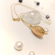 Altın Ofisi Ovala Kolye 14 Ayar Altın Hd Videolu