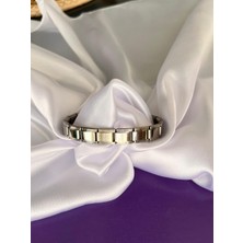 Deta Accessory Italyan Charmlı Silver Unisex Paslanmaz Çelik Bileklik