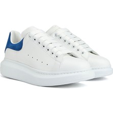 Mcqueen Oversize Beyaz Kadın Deri Sneaker Beden :36