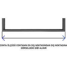 Kazaz Conta Bosch / Siemens / Profilo Uyumlu Buzdolabı Kapı Contası Seti