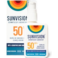 Sunvision Kuru ve Hassas Cilt Güneş Kremi 50ML