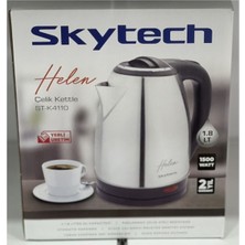 Life For You 2000 W ve Altı Skytech Helen Su Isıtıcı Kettle St K4110 1500WATT 1,8lt 220 - 240 V Gri 2 Yıl 1 - 2