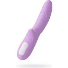 Cupidon Cupide 10 Titreşimli 360° Dönüş Modlu Şarjlı G-Spot Teknolojik Silikon Mor Vibratör 20.7 cm