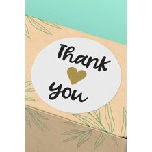 Xox Shops Thank You Sticker Teşekkürler Etiketi Ambalaj Kargo Paketleme Ürün Etiketi - 90 Adet - ST2144