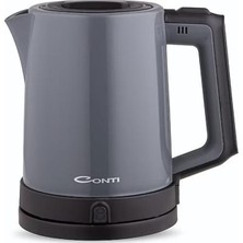 Conti 2000 W ve Altı Conti CK-260 Estilo Su Isitici Kettle Antrasit 50 Hz / 60 Hz 2 Yıl Resmi Distribütör