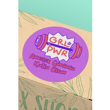 Xox Shops Girl Power Anneler Günü Temalı Paketleme Ambalaj Hediye Sticker Etiket - 90 Adet - ST2409