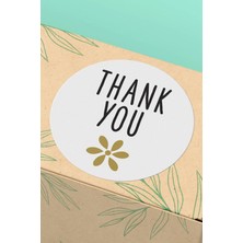 Xox Shops Thank You Sticker Teşekkürler Etiketi Ambalaj Kargo Paketleme Etiketi - Kuşe 90 Adet - ST2143