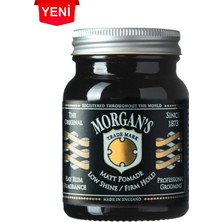 Morgan's Pomade Morgan's Bay Rum Matt Pomade - Sert Tutuşlu Mat Pomad ( Black New Label) 100GR