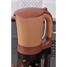 Gelinhomes 2 Yıl Mini Pratik Su Isıtıcı Ketıl Kahve Makinesi Kettle Yok Kahverengi