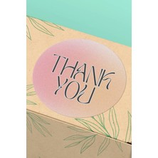 Xox Shops Thank You Sticker Teşekkürler Etiketi   Etiketi - 90 Adet - ST2106