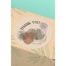 Xox Shops Kuşe Thank You Sticker Teşekkürler Etiketi    Etiketi - 90 Adet - ST2100