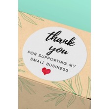 Xox Shops Thank You Sticker Teşekkürler Etiketi   Etiketi Kuşe - 90 Adet - ST2121