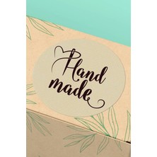 Xox Shops Teşekkürler Etiketi Hand Made Yazılı   Ürün Etiketi - 90 Adet - ST2116