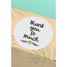 Xox Shops Thank You Sticker Teşekkürler Etiketi    Etiketi Kuşe - 90 Adet - ST2137