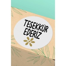 Xox Shops Teşekkür Ederiz Yazılı Türkçe    Ürün Etiketi - 90 Adet - ST2147