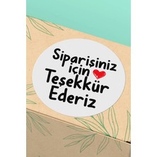 Xox Shops Thank You Sticker Siparişiniz Için Teşekkür Ederiz   Etiketi - 90 Adet - ST2365