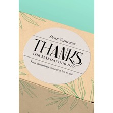 Xox Shops Thank You Sticker Teşekkürler Etiketi    Etiketi Kuşe - 90 Adet - ST2227