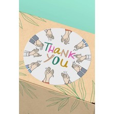 Xox Shops Thank You Sticker Teşekkürler Etiketi  Ürün  Etiketi - 90 Adet - ST2335