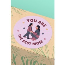 Xox Shops Best Mom Mothers Day Anneler Günü Hediye Sticker  Etiketi - 90 Adet - ST2381