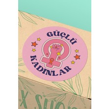 Xox Shops Güçlü Kadınlar Temalı    Ürün Etiketi Sticker - 90 Adet - ST2419