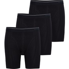 BLACKSPADE 9683 ERKEK TENDER COTTON  3 LÜ SİYAH BOXER