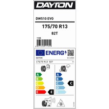 Dayton 175/70 R13 82T DW510E Kış Lastiği (Üretim Yılı: 2024)