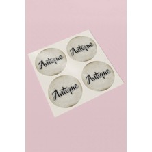 Xox Shops Thank You Sticker Antique Yazılı Kargo Ambalaj Paketleme Etiketi - 90 Adet - ST2356