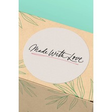 Xox Shops Thank You Sticker Made With Love Kargo Ambalaj Paketleme Etiketi - 90 Adet - ST2292