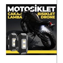 Artvision Kablosuz Mini Çakar Lamba - Kablosuz 7 Renk Çakarlı Lamba LED - Araba Motosiklet Bisiklet