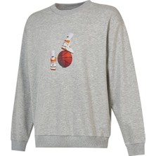 New Balance MNC3411 Gri Erkek Sweatshirt