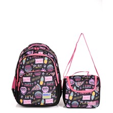 Muggle MU-001 Sweet Okul Sırt Çantası 2'li Set
